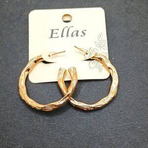 GOLD hoop earrings